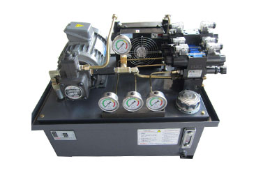 machine hydraulic station